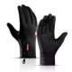 thumbnail image 1 of Guantes deportivos a prueba de viento y frío con pantalla táctil cálidos y forrados con vellón para hombres y mujeres de otoño e invierno, 1 of 5