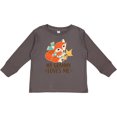 thumbnail image 3 of Inktastic My Grammy Loves Me Fox Boys or Girls Long Sleeve Toddler T-Shirt, 3 of 5