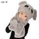 thumbnail image 2 of Gorro de invierno con bufanda, gorro animal novedoso de felpa, 2 of 5