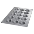thumbnail image 1 of Chicago Metallic Glazed Aluminized Steel 15 Cup Mini-Cake Muffin Pan, 1 of 3