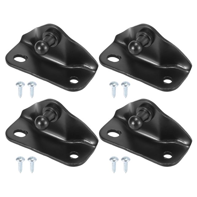 Unique Bargains 4 Set Vehicle Ball Studs Mounting Brackets for Gas Struts Shocks 61x25x30mm