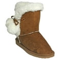 thumbnail image 1 of Toddlers' Dawgs Microfiber Side Tie Boots Chestnut Size 6-7, 1 of 1