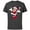 Charcoal, variant on Santa Minnie Mouse Holiday - Short Sleeve Cotton T-Shirt for Adults- Customized-White