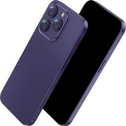 Fake Phone Dummy Prop Phone, Black Screen Prank Stuff Decoy Pear Non-Working Phone 14 Pro, Display Look Like Real Phone 14 Pro (Purple)