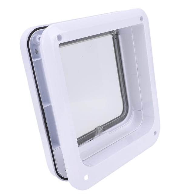Puerta De Mascotas Swing, Control De 4 , Diseño Moderno Para Gatos Y Perros Pequeños, Instalación Fácil, Resistencia A La Intemperie, Puerta De Colgajo De Gato Interior