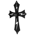 thumbnail image 4 of Cross Wall Mounted Candlestick,Cross Wall Hanging Candlestick Iron Wall Hanging Cross Candlestick Metal Black Wall Cross Candlestick Revolutionary Design, 4 of 14