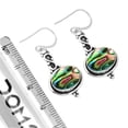 thumbnail image 3 of 925 Sterling Silver Earring Natural Abalone Shell Handmade Jewelry, 3 of 5