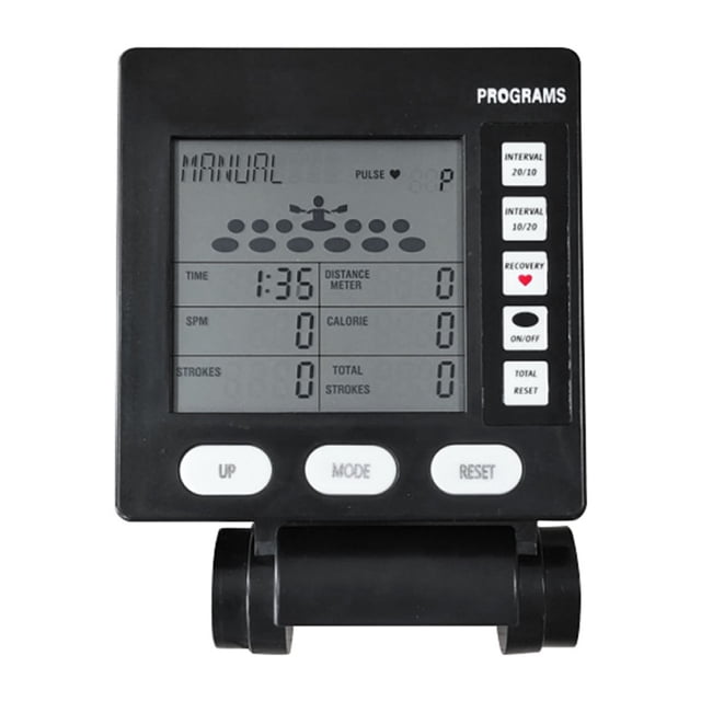 Multifunction Rowing Machine Counter Speedometer LCD Display Counter Monitor