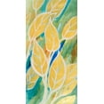 thumbnail image 2 of Loreth, Lanie 9x14 Gold Ornate Wood Framed with Double Matting Museum Art Print Titled - Swaying Leaves I, 2 of 4