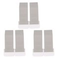 thumbnail image 1 of Juego de 6 Tapones de Puerta Juego de Topes de Puerta de Servicio Pesado de Primera Calidad Cuña de Goma, 1 of 1