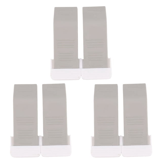 Juego de 6 Tapones de Puerta Juego de Topes de Puerta de Servicio Pesado de Primera Calidad Cuña de Goma