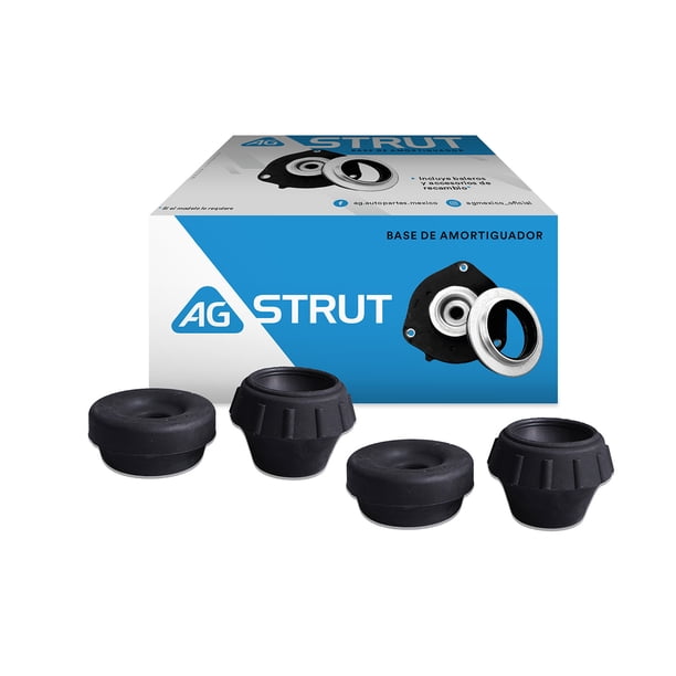 Bases de Amortiguador AG para Auto Trasero para Volkswagen Pointer 1997 a 2009 2 Piezas Nuevas