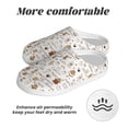 thumbnail image 6 of Goofa Coffee Print Womens Mens Cotton Lightweight House Slippers , Washable Home Slippers,Indoor Comfy Bedroom Cozy Slippers-40/41, 6 of 7