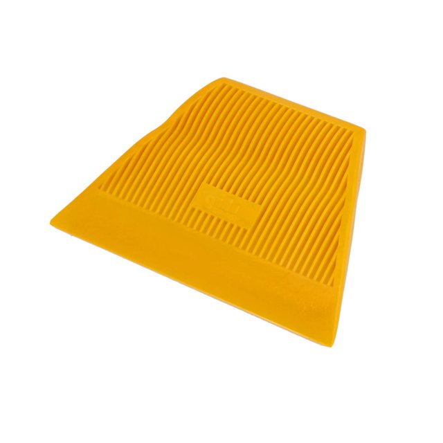 2uds Rasqueta de Plástico Burbuja Película Ventanilla Coche Tinte Amarillo Raspdor Forma Trapezoide