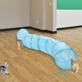 thumbnail image 4 of Folding Education Cat Toy Pets Best Game Tube And Refuge For Pets To Keep Pets With Amusement 1 Piece Of Blue, 4 of 4