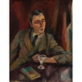 thumbnail image 2 of Julius Zimpel jr 19x24 Gold Ornate Framed and Double Matted Museum Art Print Titled - Portrait of a Man (1920), 2 of 4