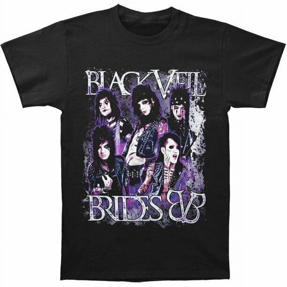 Vintage Veil Brides Heavy Cotton Black Full Size Unisex Shirt AA649