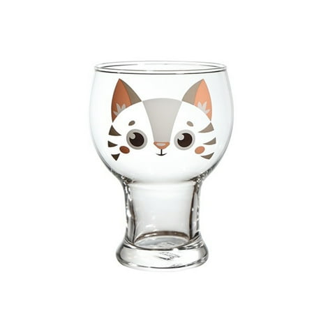 

Goblet Glass Cup Transparent Home Decoration Gift Cute Cartoon Water Cup