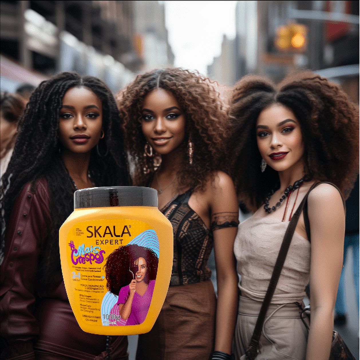 Skala Expert Mais Crespos Hair Treatment for Curly and Afro Hair: Perfect and Defined curls,Hydration and Softness in a Single Product - image 2 of 9