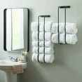 thumbnail image 1 of Cody Metal Towel Rack, Black (2 Pack), 1 of 9