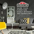 thumbnail image 3 of X-Protector Felt Sliders for Hardwood Floors - 8 Pcs 4 3/4” Furniture Sliders - Move Furniture Easily, 3 of 8