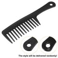 thumbnail image 6 of Wide Tooth Comb for Curly Hair Wet Hair Long Thick Wavy Hair Detangling Comb Plastic Hair Combs for Women Black 1 pc, 6 of 7