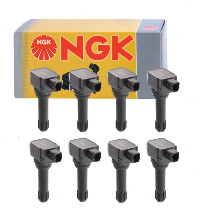 8 pc NGK 49126 Ignition Coils for 22433-AA720 22433-AA740 22433-AA741 E1274 IC881 UF-774 UF774 Spark Plug Wire Boot
