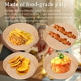 thumbnail image 5 of Air Fryer Disposable Paper Liner Mat Wood Pulp Steamer Round Paper Liners Barbecue Oven Baking Cooking Non-Stick Oil Paper Kitchen Pan Pad, 5 of 5