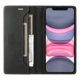 thumbnail image 2 of Allytechgroup Wallet Case for iPhone 11, Slim Lightweight PU Leather Stand Flip Phone Case with Credit Card Slot Shockproof Protective Back Cover for iPhone 11 Women Men, Black, 2 of 9