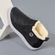 thumbnail image 4 of Zapatos de algodón de talla grande 35-47, informales, cálidos, antideslizantes, ligeros, impermeables, con paraguas, botas de nieve de PU, 4 of 6