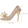 thumbnail image 3 of High Heel Brooch Sparkling Brooch Pin Fashion Clothes Jewelry Gift for Women, 3 of 7