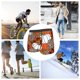 thumbnail image 4 of Balery Various Pumpkins Leopard Orange White Calzoncillos bóxer para hombre, ropa interior de algodón suave y transpirable con cinturilla de nailon-Small, 4 of 5