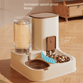 thumbnail image 4 of Distributeur d'Eau pour Chat Grande Capacité Séparation Sec Humide pour Distributeur Automatique d'Eau Potable Conteneur Alimentaire, 4 of 8