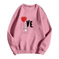 thumbnail image 4 of Couples Matching Sweatshirt His and Her Crewneck Pullover Personalized Anniversary Sweater Valentines Day Gift, 4 of 5
