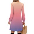 thumbnail image 3 of Maxi Dress for Women 2025 Long Sleeve V-Neck Female Fashion Elegant Dresses Casual Female Straight Evening Dresses Beige L, 3 of 4