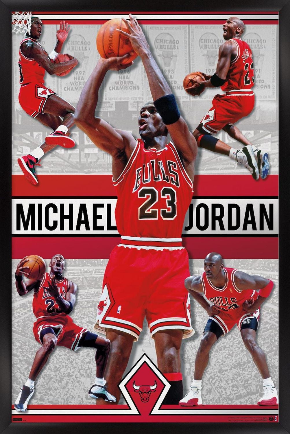Michael Jordan - Collage Wall Poster, 22.375" x 34"