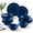 Cobalt Blue, variant on Red 18-Piece Dinnerware Set, Service for 6, Lightweight Shatterproof Plates