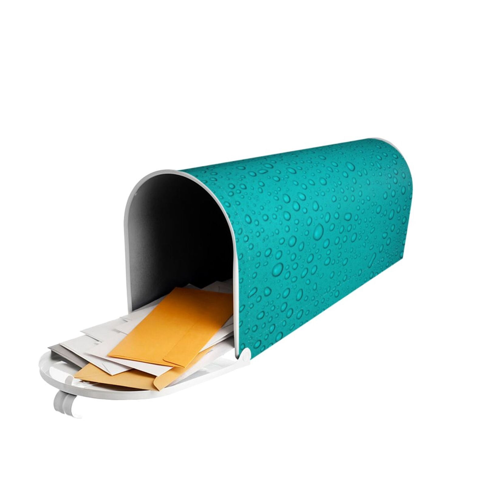 Xecao water droplets for Mailbox Cover with Magnetic Strips, Waterproof and Sunscreen, Adds a Decorative Touch to Your Garden Yard-21x18 in