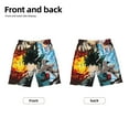 thumbnail image 2 of My Hero Academia Swim Trunk, Beach Board Shorts For Boys Girls, Quick Dry Swimsuit With Mesh Linning, Swimming Trunks For Kids Teens, 2 of 9