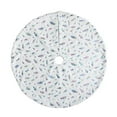 thumbnail image 4 of MesaSe Tree Skirt Christmas Under Tree Foot Carpet White Floor Mat Blanket Decoration, 4 of 9