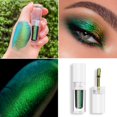 thumbnail image 2 of Sombra de ojos con purpurina MAKI YIKA Green Liquid Multichrome #2 Peacock, 2 of 8