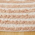 thumbnail image 3 of Safavieh Easy Care Beckah Geometric Machine Washable Area Rug, Orange/Ivory, 6' x 6' Round, 3 of 7