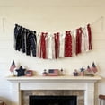 thumbnail image 4 of YYV Red White And Blue Cascade Streamer Long Plastic Ribbon Party Garland For Porch Ceiling And Photo Backdrop Weather-Resistant Patriotic Decoration For Independence Day Celebrations, 4 of 6