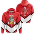 thumbnail image 3 of Sudadera con capucha con estampado 3D del emblema de la bandera de Perú para hombre, ropa de calle de gran tamaño, moda masculina, sudaderas holgadas para niño, 3 of 5