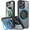 Black, variant on Magnetic Ring Case for iPhone 15,Compatible with MagSafe with 360° Ring Stand Shockproof Protection Cover Case for iPhone 15 Green