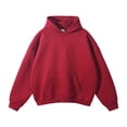 thumbnail image 4 of Couple Hoodie Set Matching Oversized Sweatsuit 2 Piece Fall Winter Pullover Loungewear for Men Women, 4 of 9