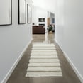 thumbnail image 2 of VCNY Home Savannah Stripe White Cotton Blend Bath Runner Rug, 24" x 60", 2 of 5