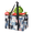 Multicolor 1, variant on Funny Moose Car Reusable Grocery Bags, Foldable Reusable Shopping Bags, Animals Collapsible Tote Bag with Reinforced Handles for Kitchen, Picnic
