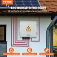 thumbnail image 2 of VEVOR Solar PV Combiner Box 4 String 10A for Solar Panel System ABS Case IP65, 2 of 9