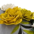 thumbnail image 5 of JWH 3D Colorful Flower Pillow Case Square Aesthetic Decorative Floral Throw Pillow Covers for Sofa Couch and Bed 18*18 inch Yellow, 5 of 8